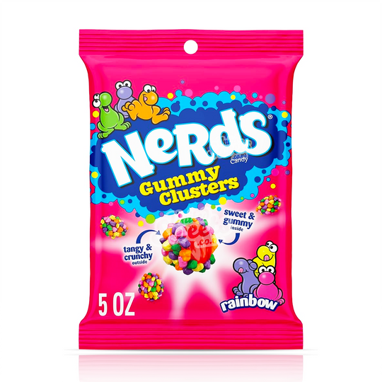 Nerds RAINBOW Gummy Clusters Bag 141g (MADE IN USA)