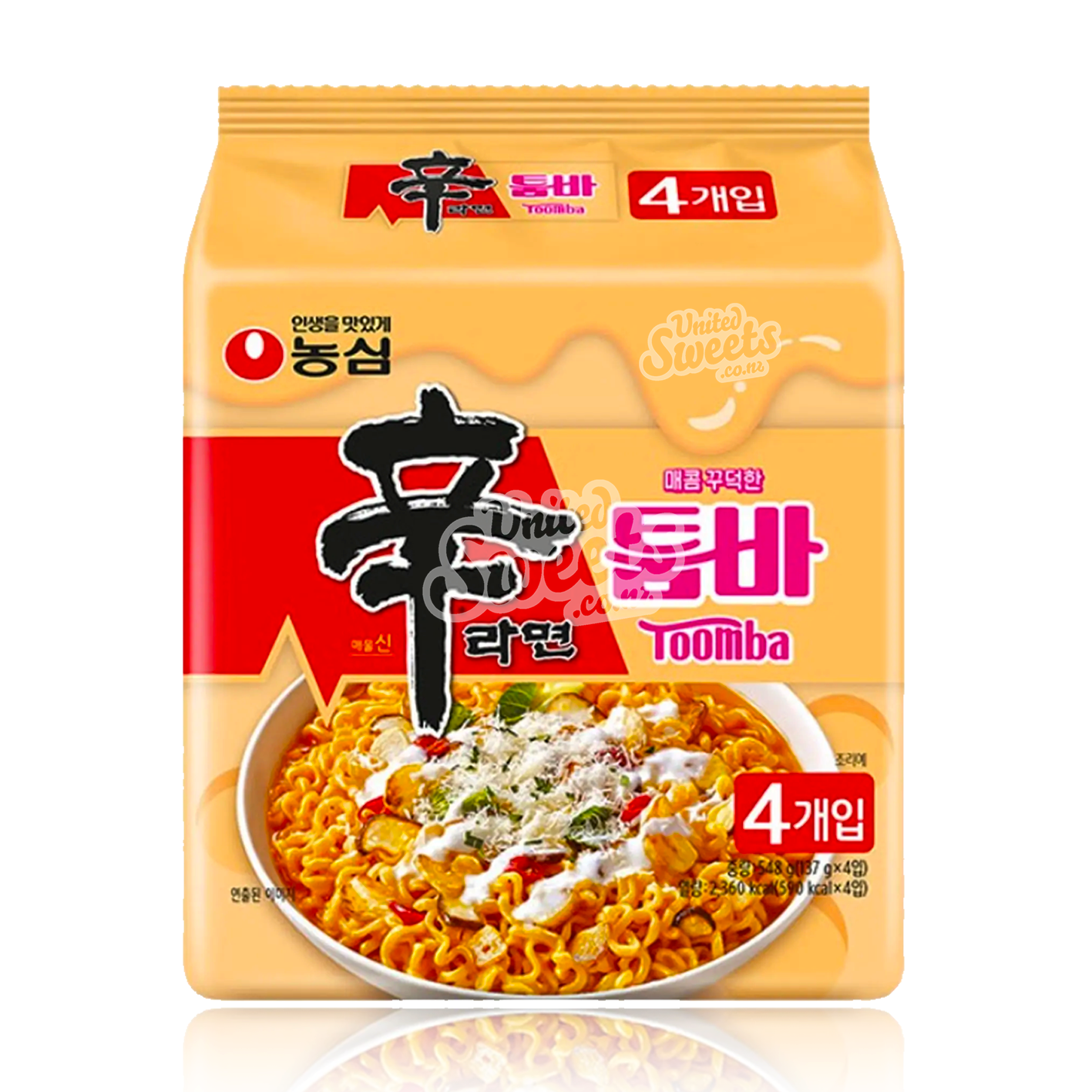 Toomba Ramyun Nongshim Shin Ramyun Toomba 548g 4PK – United Sweets