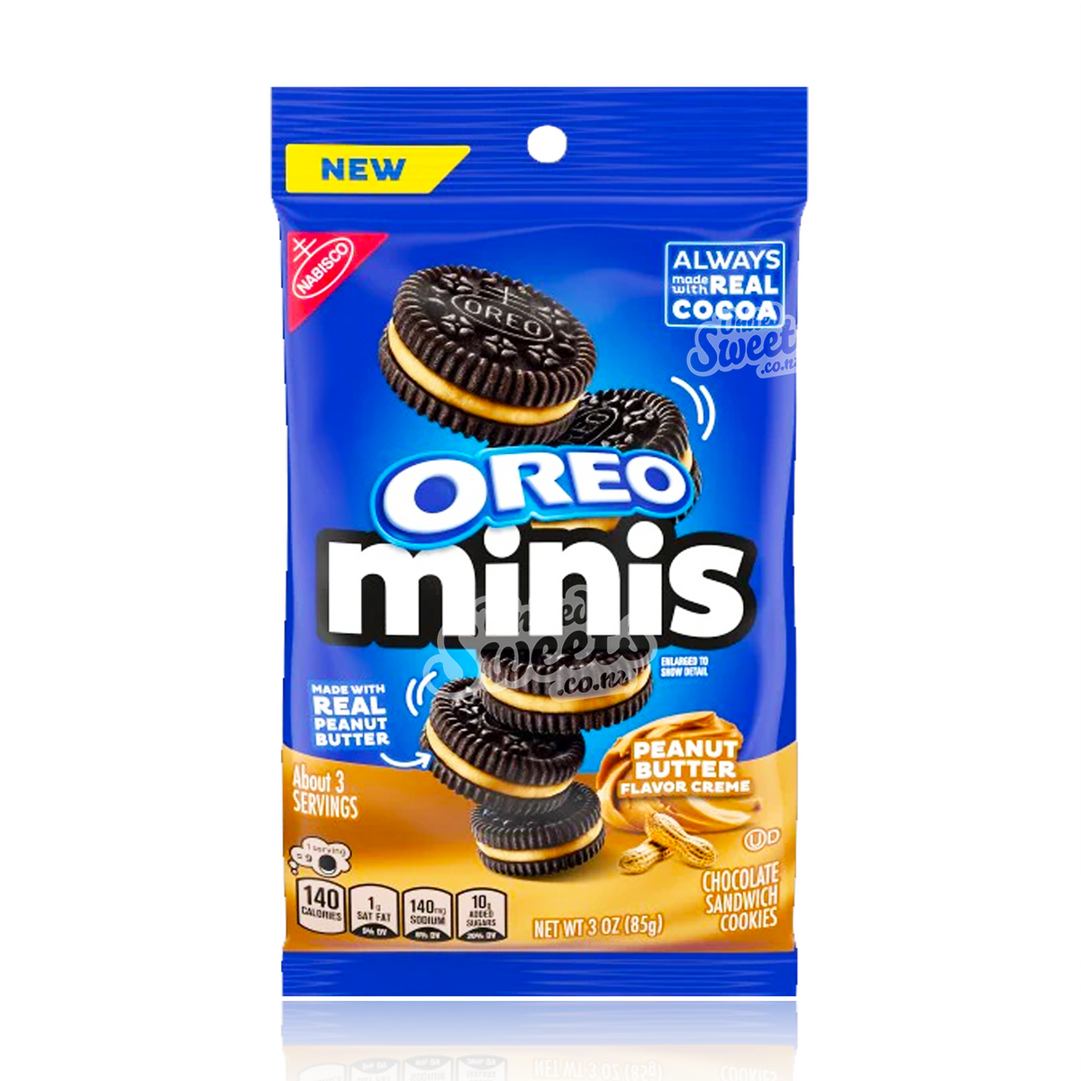 OREO Minis PEANUT BUTTER 85g – United Sweets