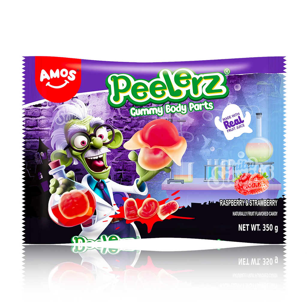 Amos Peelerz Gummy Body Parts Peelable Candy 350g