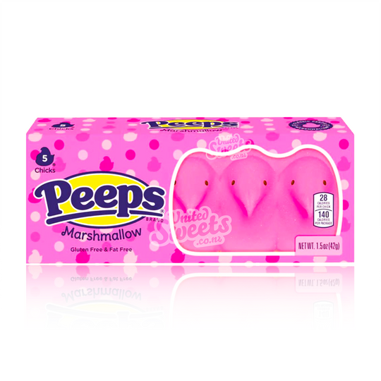 Peeps Marshmallows PINK Chicks 5pk