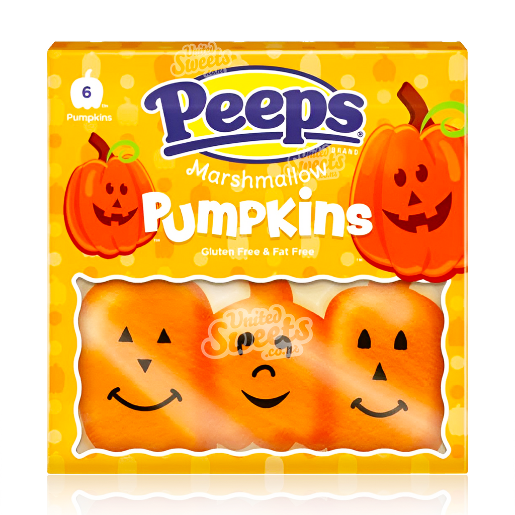 Peeps PUMPKINS 6PK 85g (USA MADE)