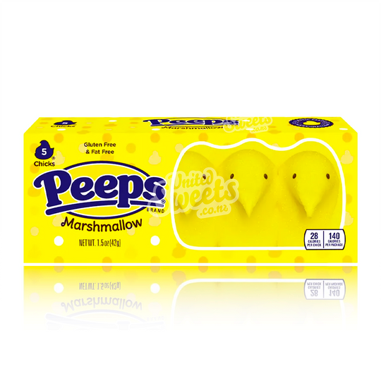 Peeps Marshmallows YELLOW Chicks 5pk