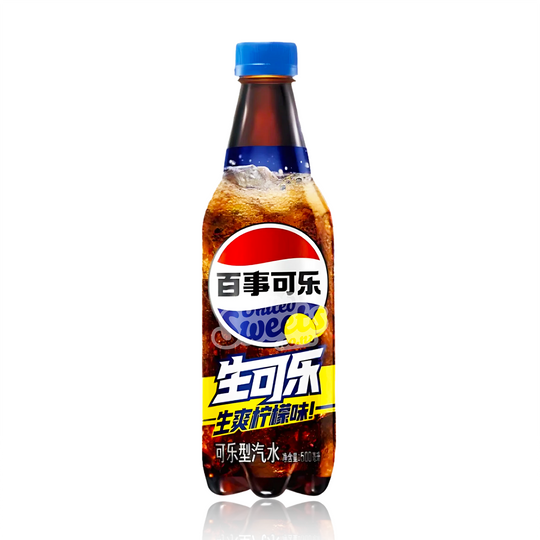 Pepsi Raw Coke LEMON Zero Sugar (China) 500ml