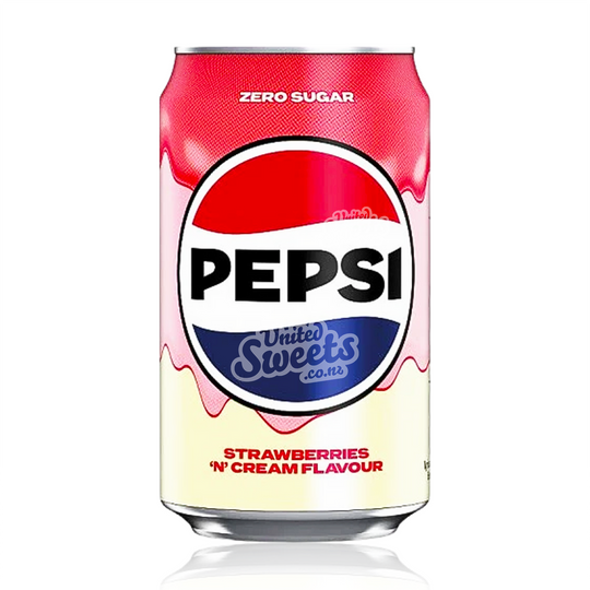 Pepsi Zero Strawberries & Cream (UK MADE)