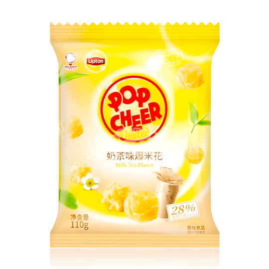 Pop Cheer Lipton Milk Tea Flavor Popcorn 110g (China)