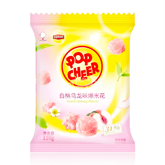 Pop Cheer Lipton Peach Oolong Flavor Popcorn 110g (China)