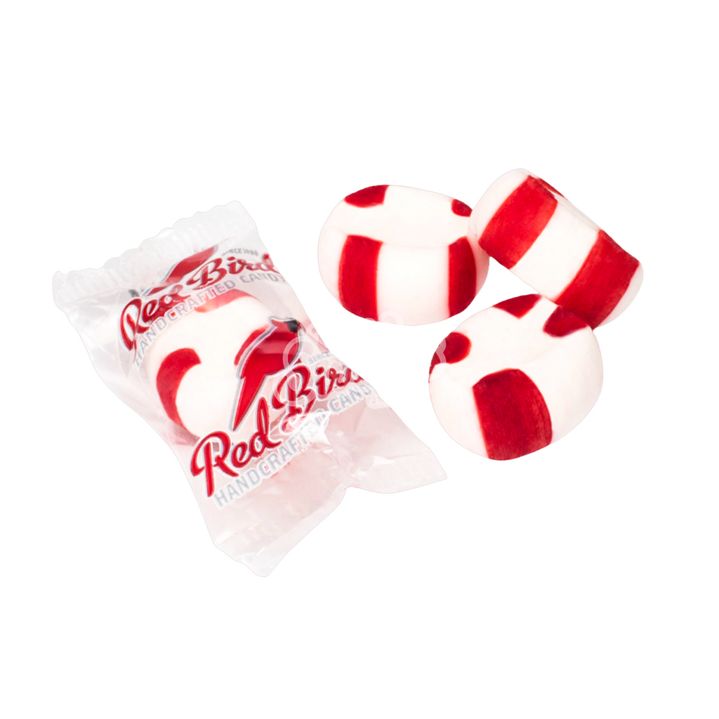 Red Bird Soft Peppermint Candy Puffs 10 Units (Individually Wrapped)