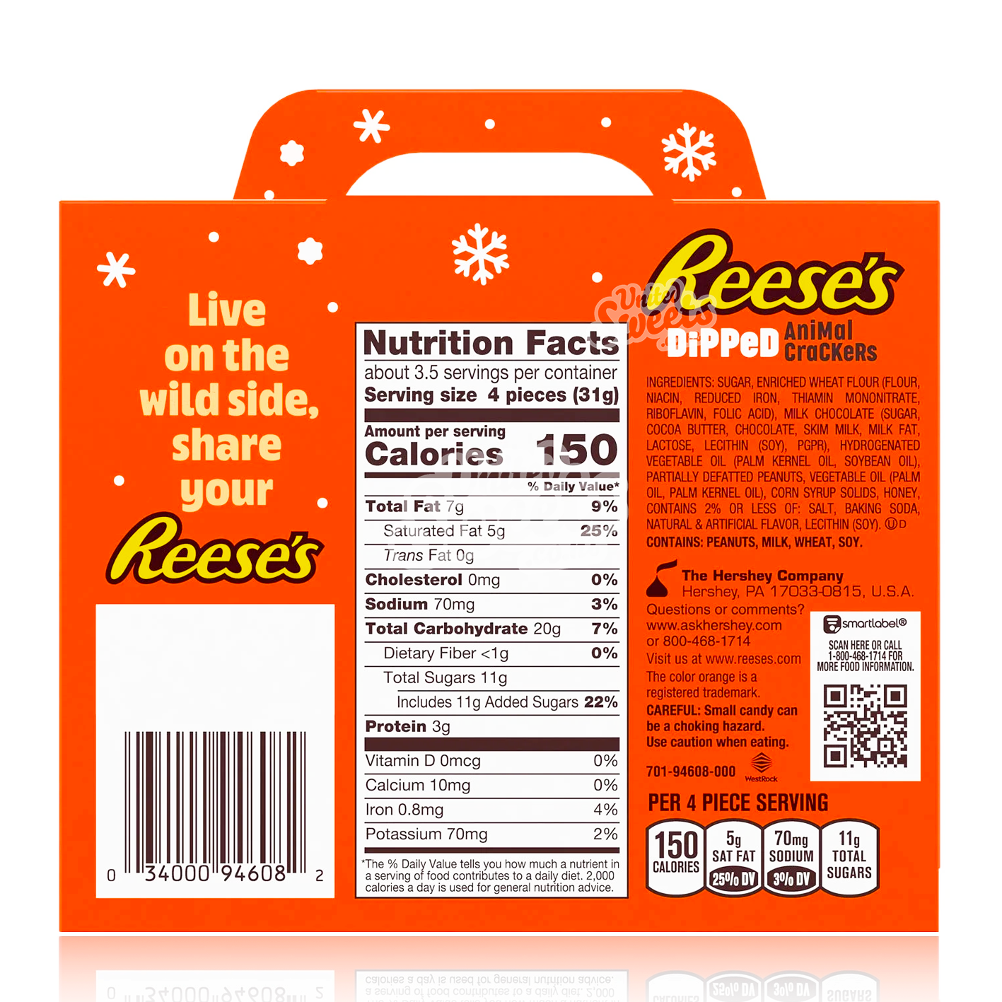 Reese's Dipped Animal Crackers 106g - United Sweets