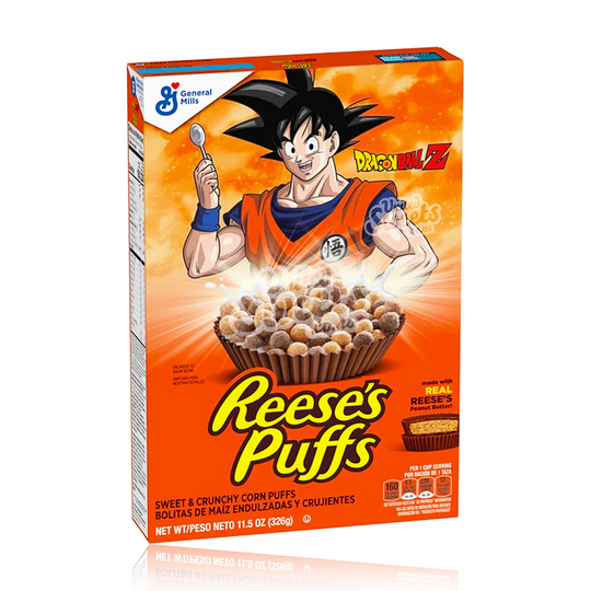 Reese's Puffs Cereal 326g (Limited Edition: Dragon Ball Z Box)