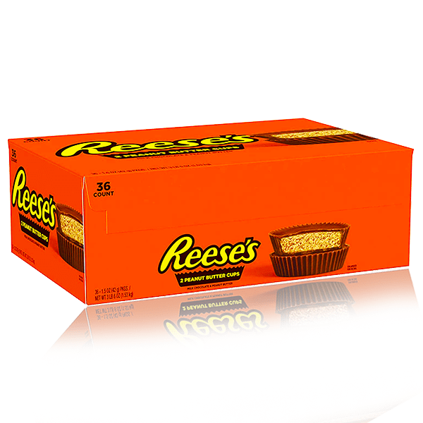 Reese's Peanut Butter Milk Choc Cups 42g 36 Pack - SHORT DATED (FEB 24)