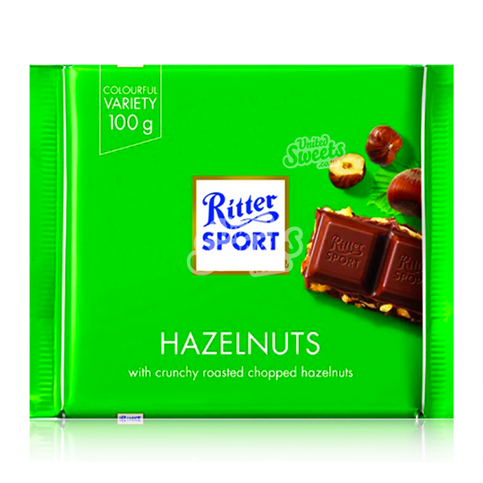 Ritter Sport Hazelnuts 100g (Made in Germany)