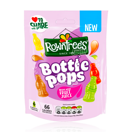 Rowntree's Bottle Pops 115g (UK MADE)