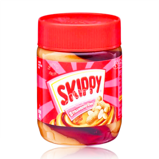 Skippy Strawberry Stripe Peanut Butter 500g
