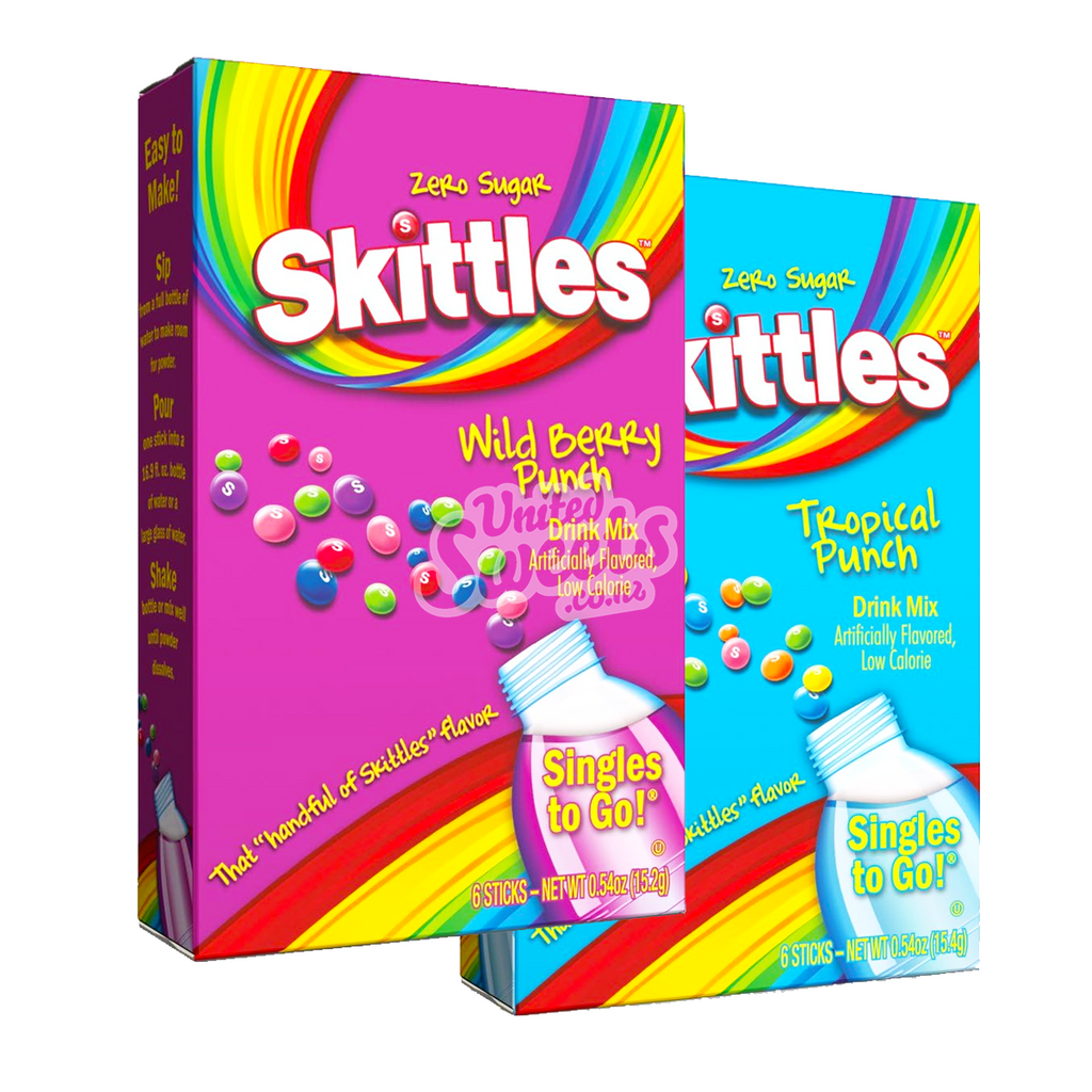 Skittles Drink Mix Assorted 6 pack 15.4g
