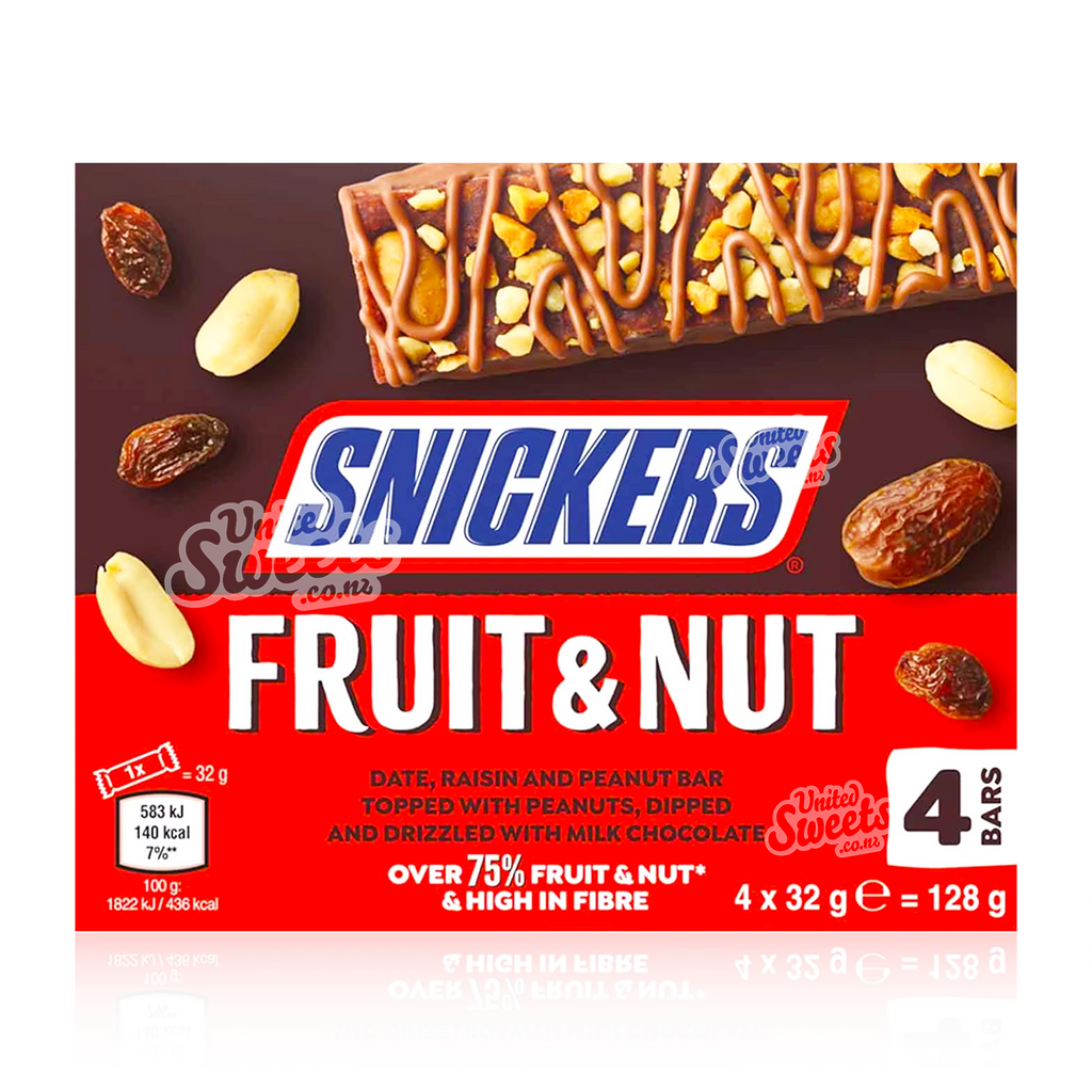 Snickers Triple Treat Fruit Nut (UK MADE)