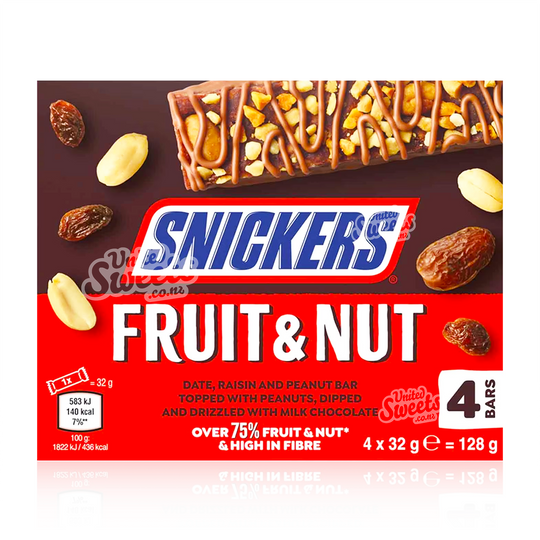 Snickers Triple Treat Fruit Nut (UK MADE)