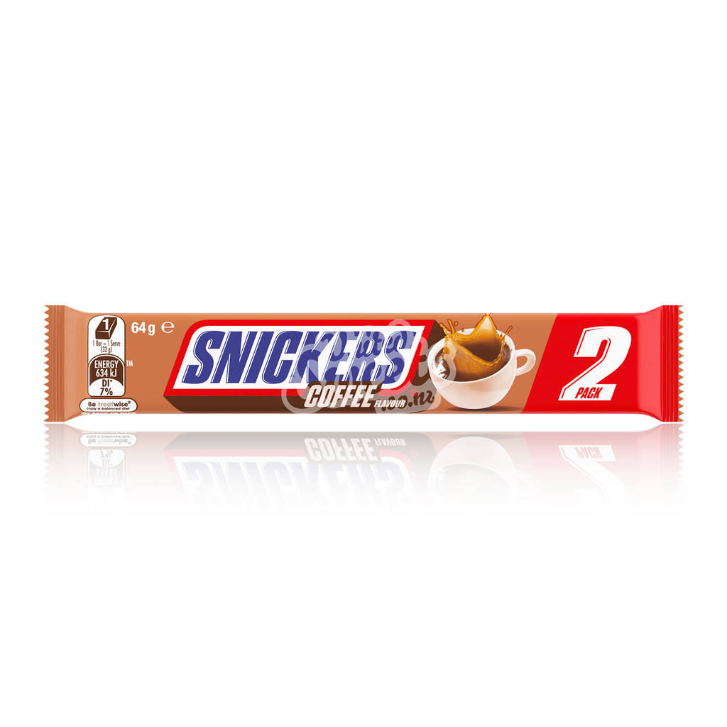 SNICKERS COFFEE Bar 2 Pack 64g