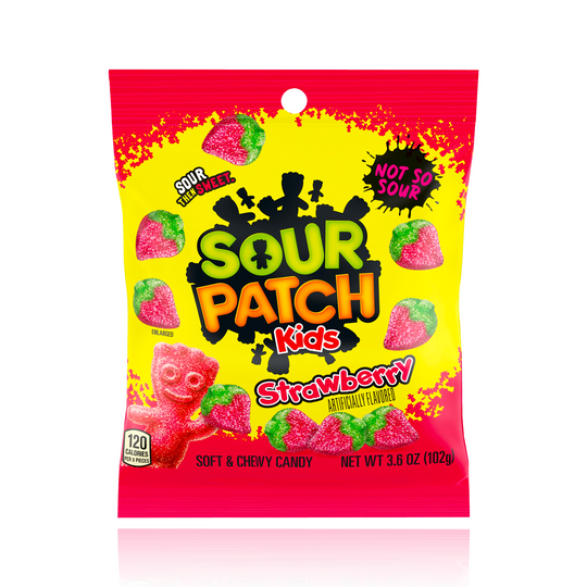 Sour Patch Kids Strawberry Peg Bag 102g