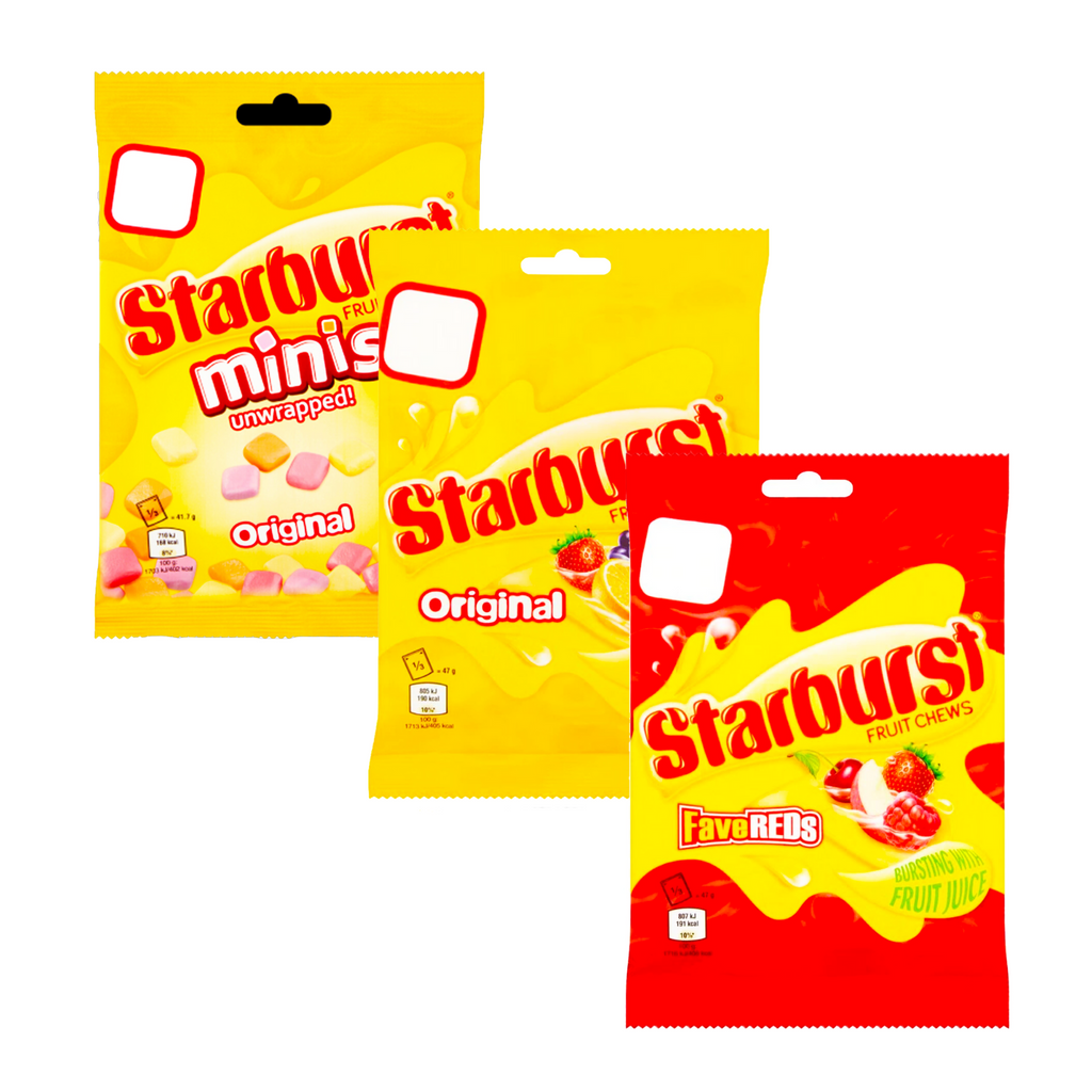 Starburst PEG Bag (Original, Mini's, and Favereds) - UK MADE