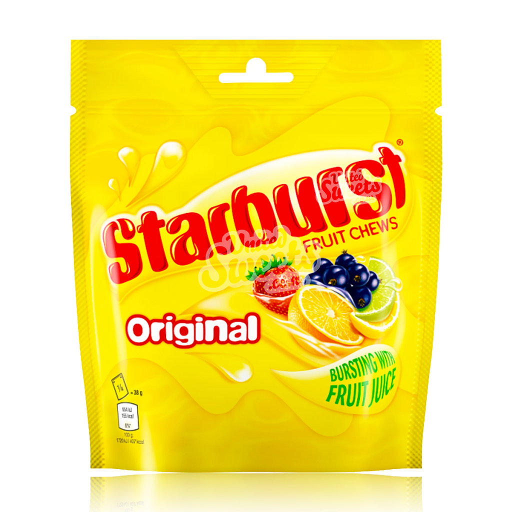 Starburst Peg Bag (Original and Strawberry) 138g - (UK Made)