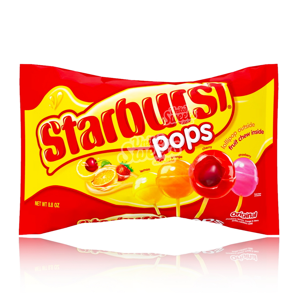 Starburst Pops Original Filled Lollipops BAG 249g