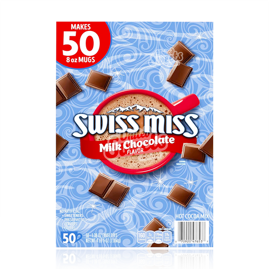 Swiss Miss Milk Chocolate 50 Pack 1.95kg