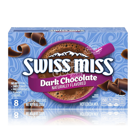 Swiss Miss Dark Chocolate 8 Pack Box
