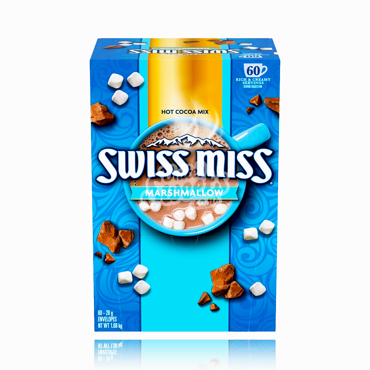 Swiss Miss Hot Chocolate with Marshmallows 60 Pack 1.68kg – United Sweets