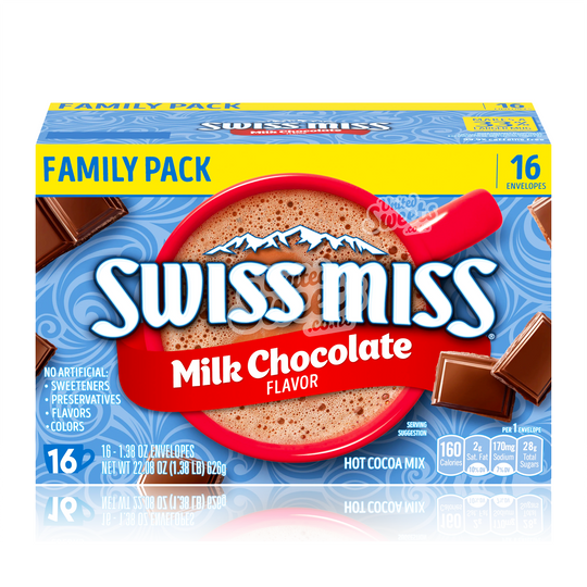 Swiss Miss Hot Chocolate Milk Chocolate 16 Pack Box 626g (BEST BEFORE: 09/2024)