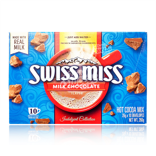 Swiss Miss MILK CHOCOLATE 10 Pack Box 280g