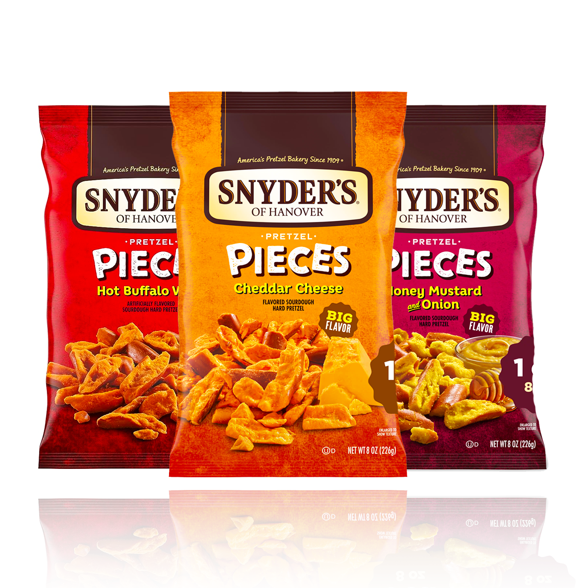 Snyder's of Hanover Pretzel Pieces - Assorted Flavours 226g – United Sweets