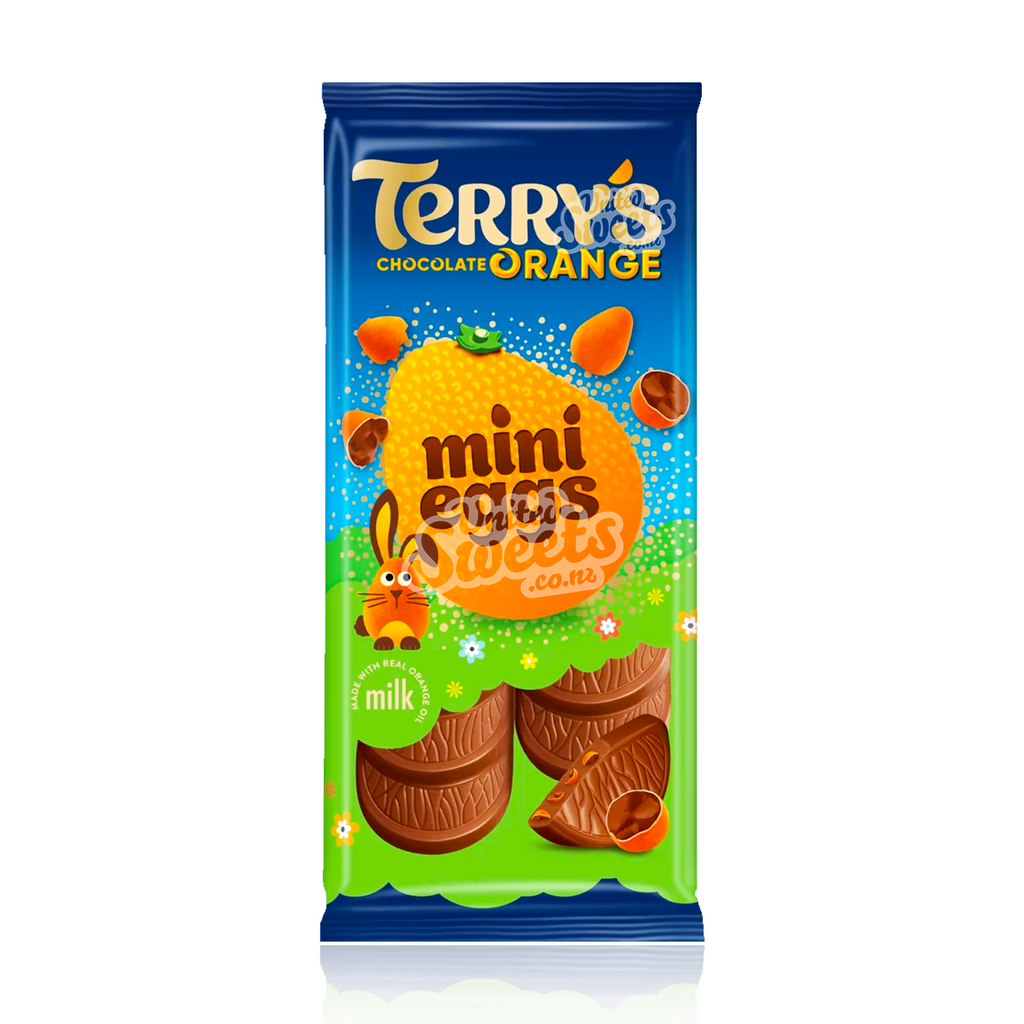 Terry's Chocolate Orange Mini Eggs Bar 90g (UK MADE)