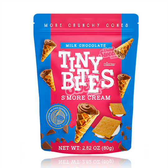 Tiny Bites S'more Cream Waffle Cones Peg Bag 80g