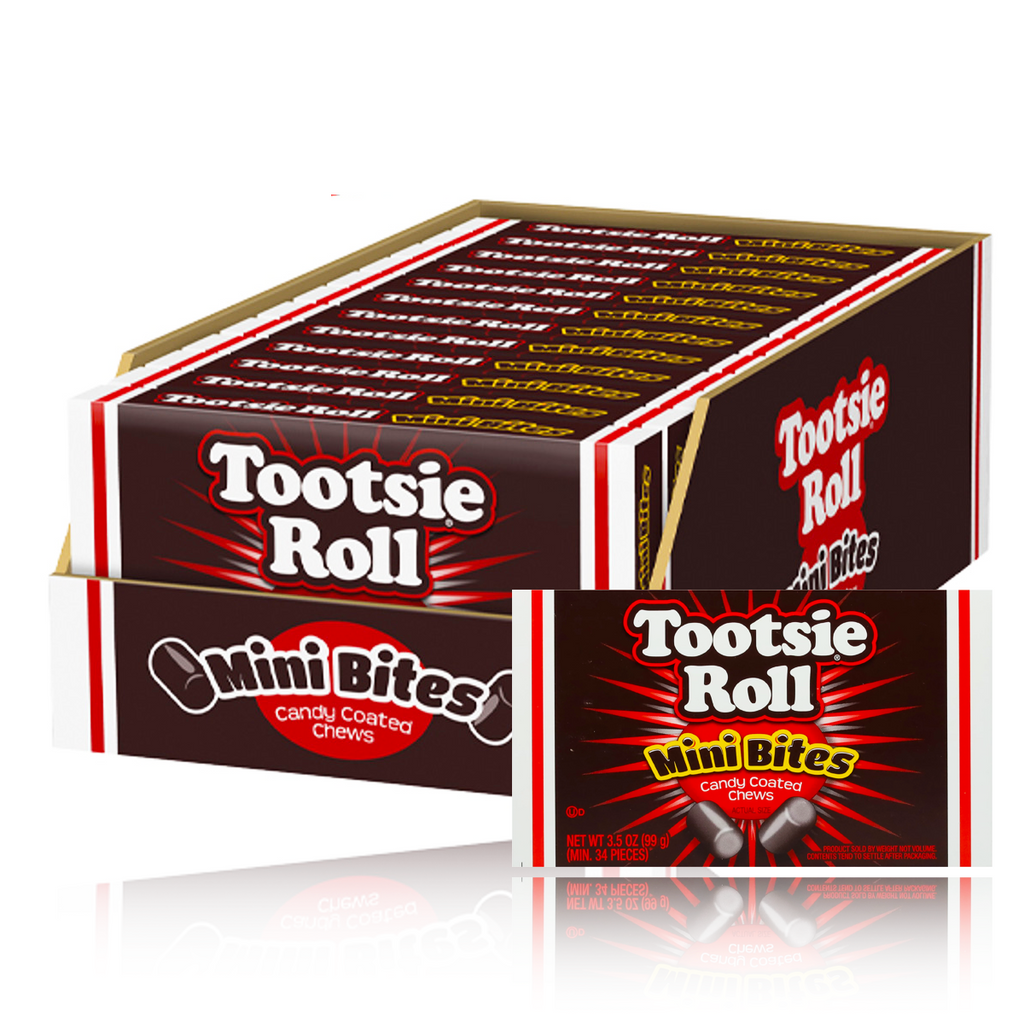 Tootsie Roll Mini Bites Theatre Box 99g 12 Pack