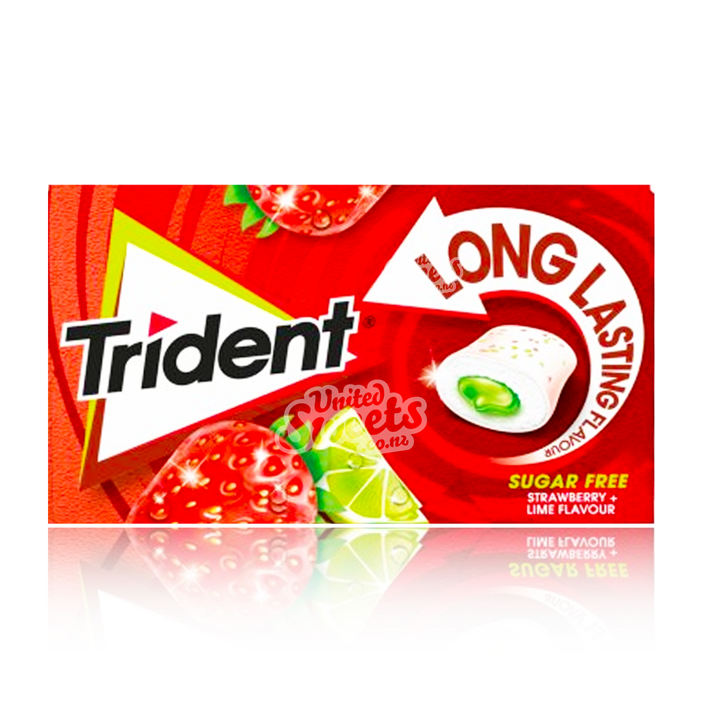 Trident Max Splash Strawberry Lime - 10 Pieces (22g)