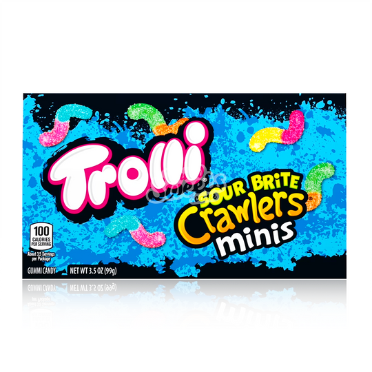Trolli Sour Brite Crawlers Minis Theatre Box 99g