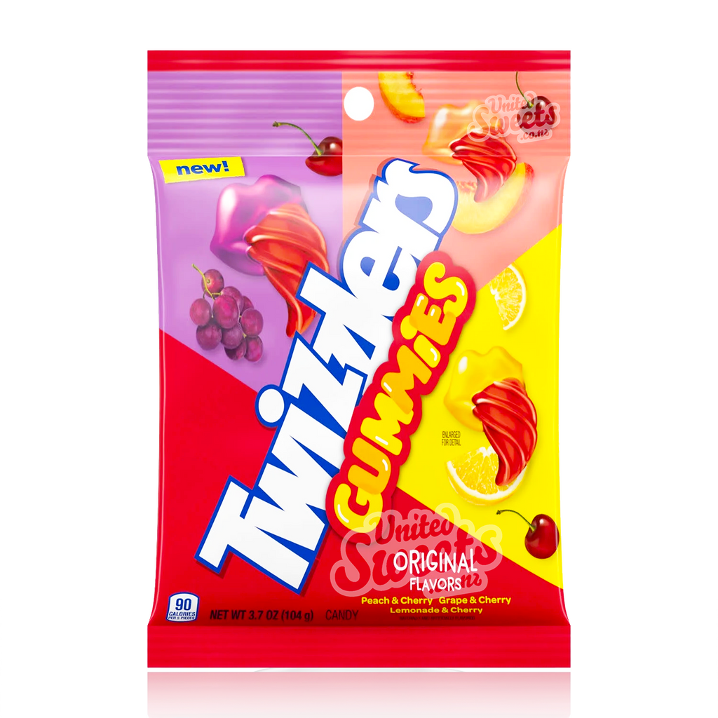 Twizzlers Gummies Original Peg Bag 104g