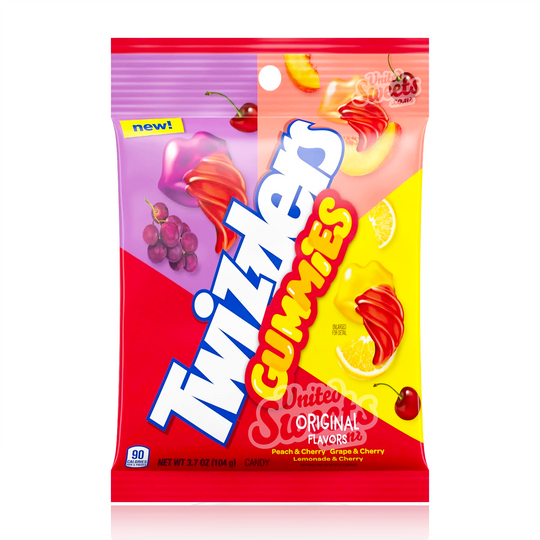Twizzlers Gummies Original Peg Bag 104g