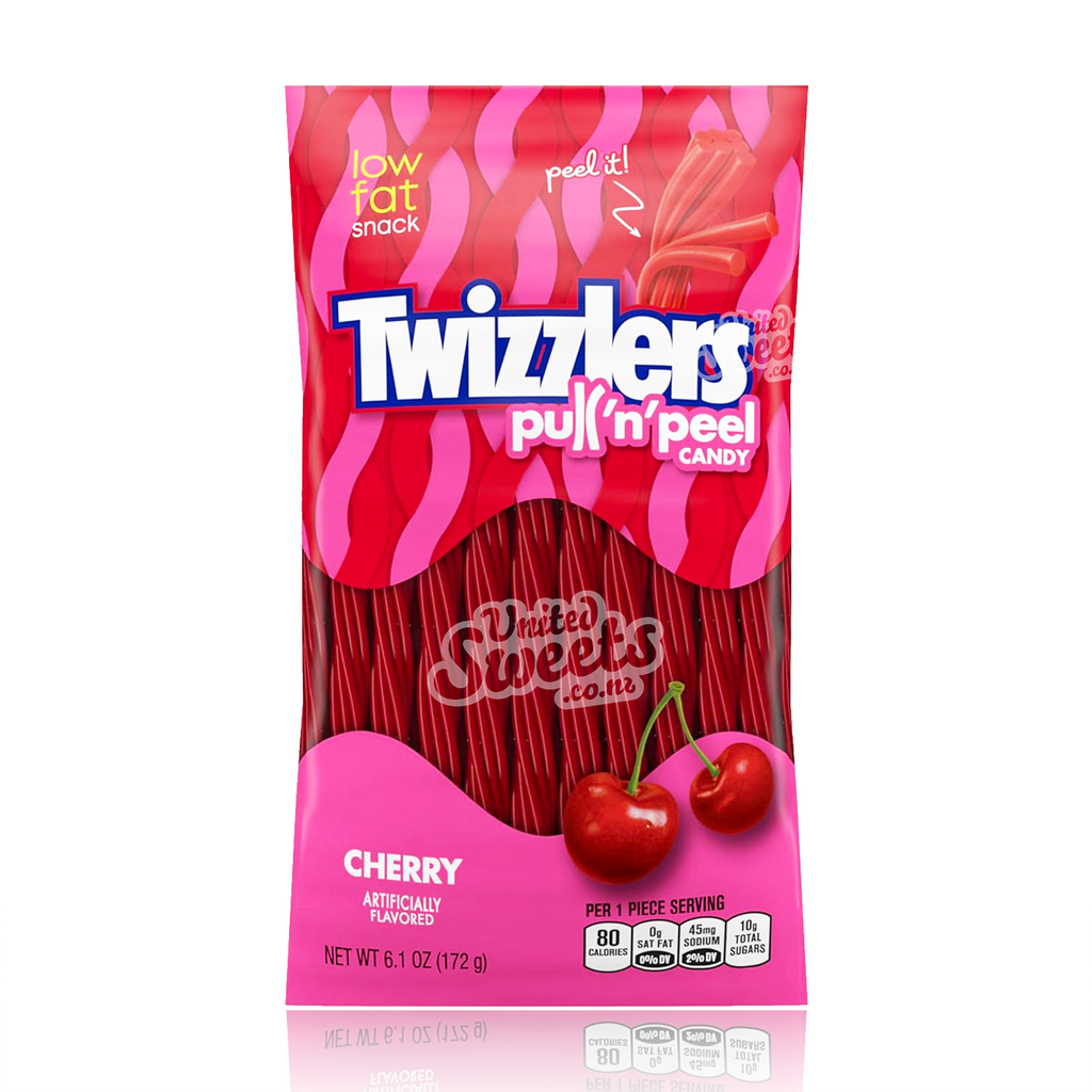 TWIZZLERS PULL 'N' PEEL Cherry 172g