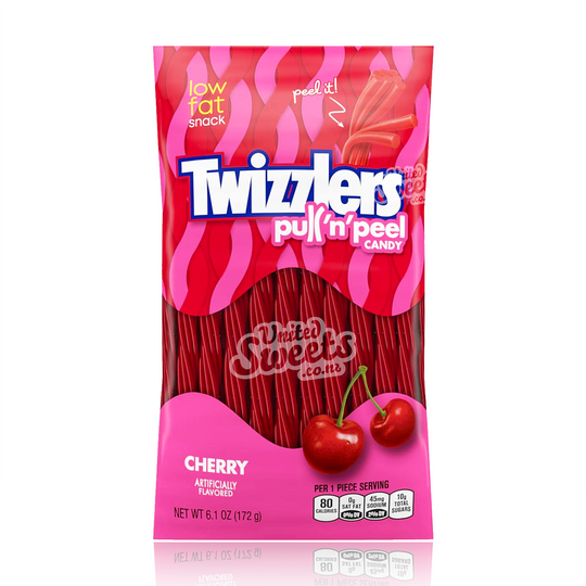 TWIZZLERS PULL 'N' PEEL Cherry 172g