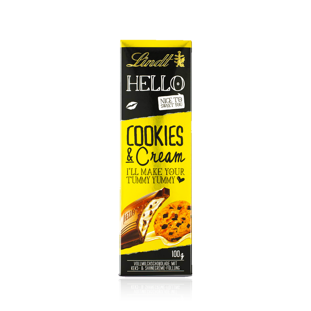 Lindt Hello Cookies & Cream 100g (BEST BEFORE: 11/23)