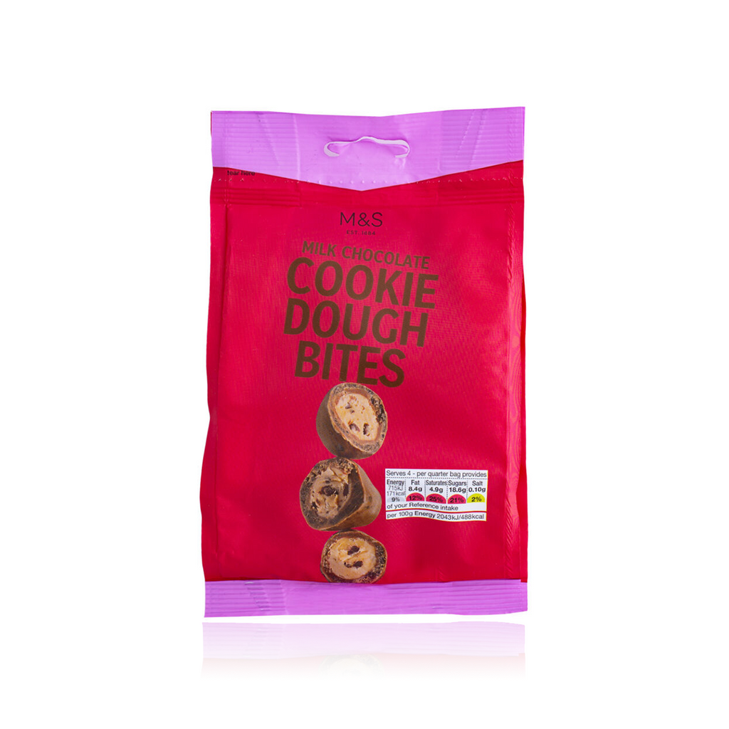 Mark & Spencer Milk Chocolate Cookie Dough Bites 130g – United Sweets