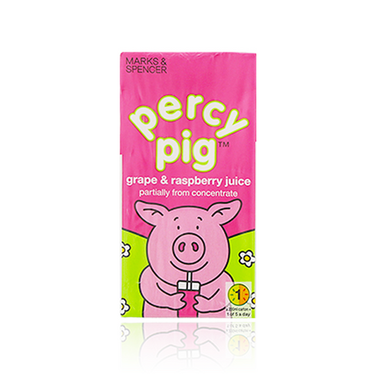 Percy Pig Grape & Raspberry Juice Box (BB:End 10/23)