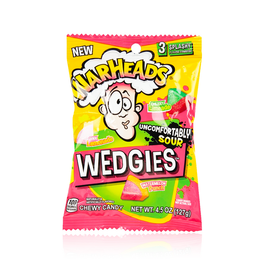 Warheads Sour Wedgies Peg Bag 127g