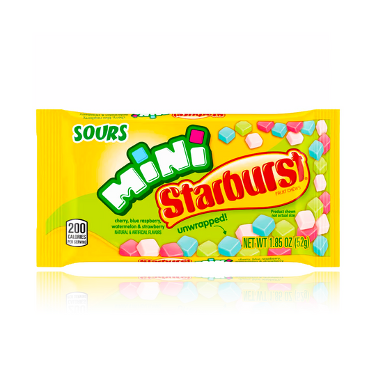 Starburst Mini Sours 52g (BB:02/2024)