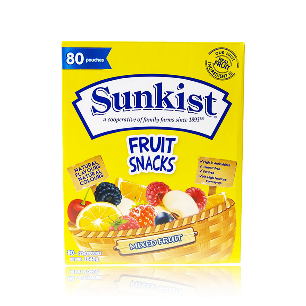 Sunkist Fruit Snacks 80 packs