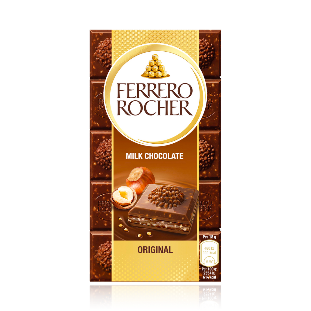 Ferrero Rocher Milk Chocolate Original 90g (BB: 05/02/24)