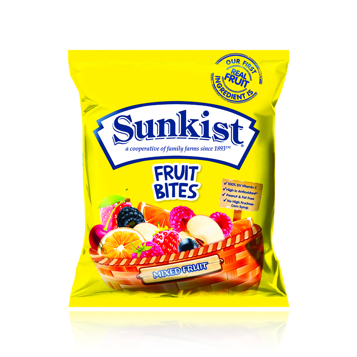 Sunkist Mixed Fruit Snacks 23G (5 packs) United Sweets