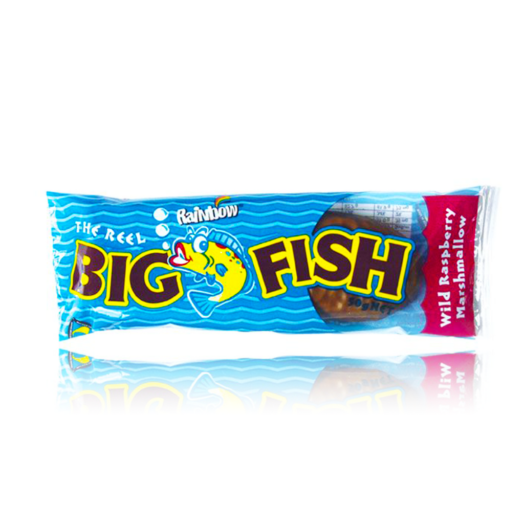 Rainbow Big Fish Raspberry 50G – United Sweets